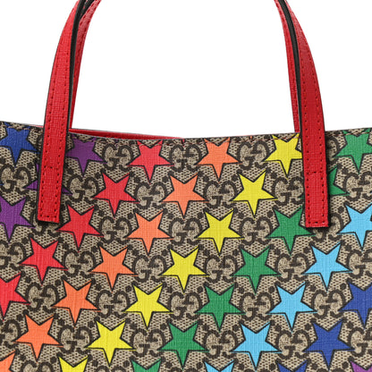 Gucci GG Supreme Monogram Childrens Star Print Tote Multicolor 8 of 10