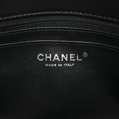 Chanel Calfskin Quilted Large Rock My Shoulder Flap Black 6 of 10