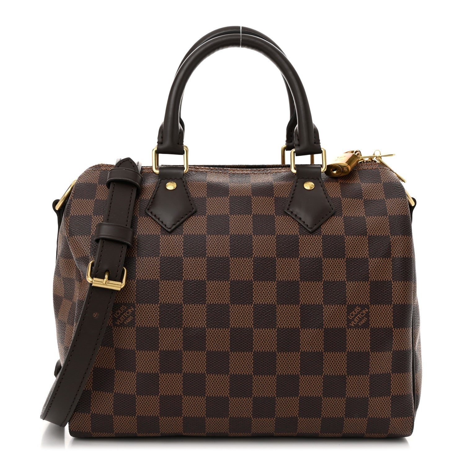 Louis Vuitton Damier Ebene Speedy Bandouliere 25 1 of 9