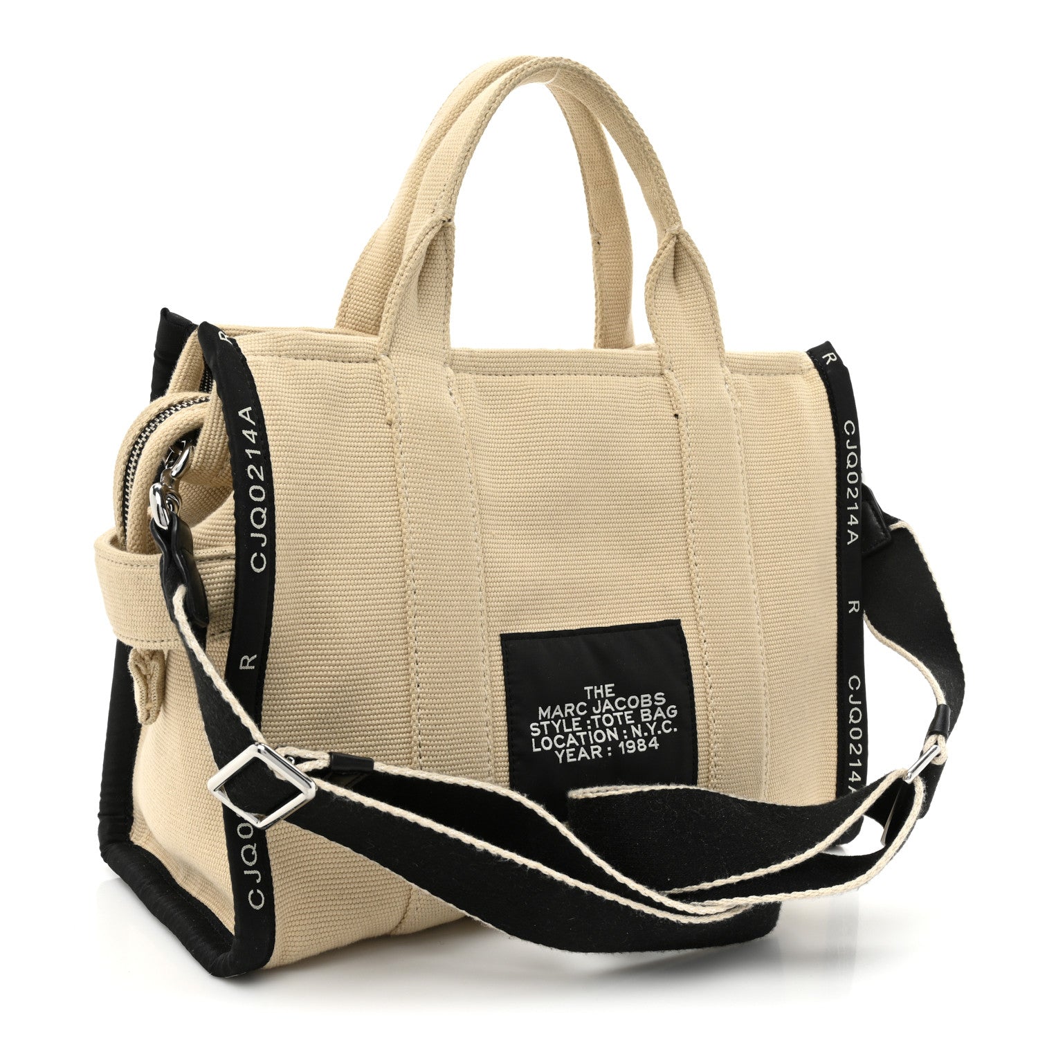 Marc Jacobs Jacquard Medium The Traveler Tote Bag Warm Sand 3 of 13