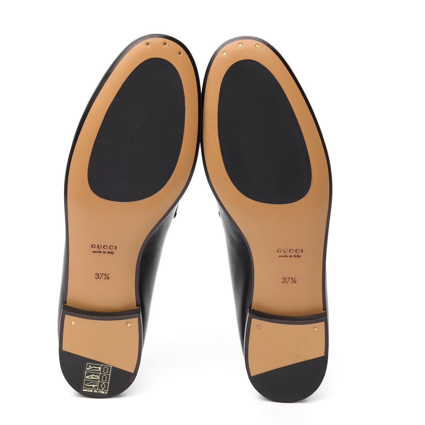 Calfskin Womens Jordaan Loafers 37.5 Black
