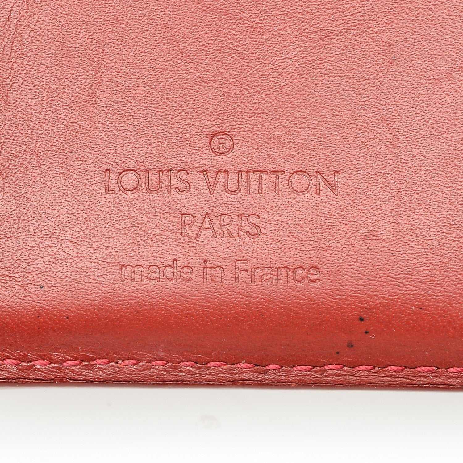 Louis Vuitton Vernis French Purse Wallet Pomme D'Amour 6 of 6