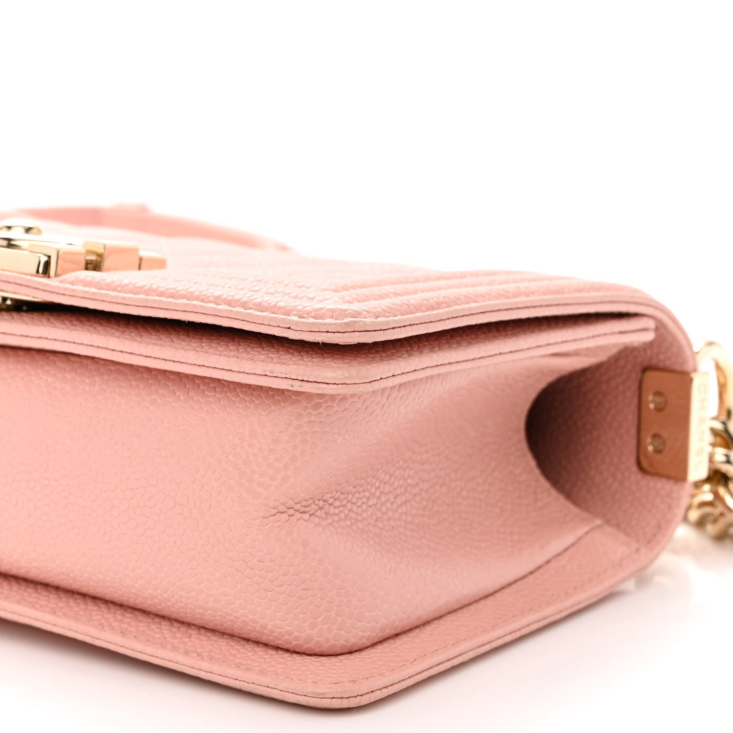 Chanel Caviar Quilted Small Boy Flap Light Pink 10 of 10