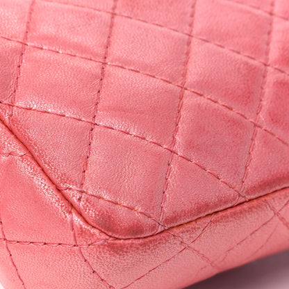 Chanel Iridescent Lambskin Quilted Precious Jewel Extra Mini Flap Pink 7 of 14