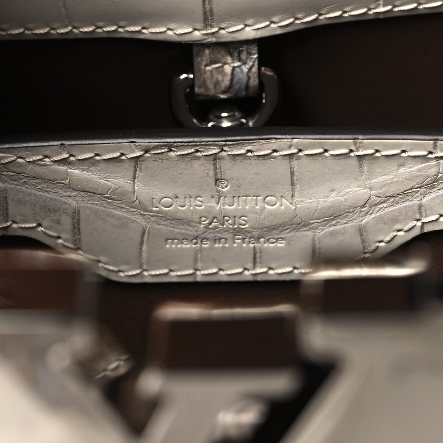 Louis Vuitton Himalaya Crocodile BB Capucines 6 of 9
