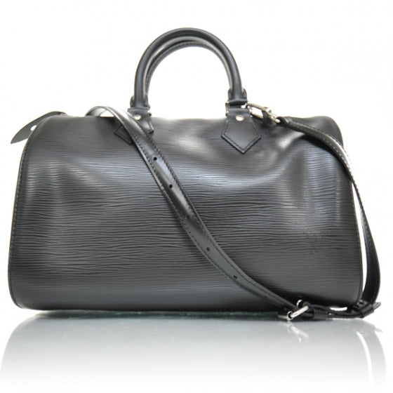 Louis Vuitton Epi Speedy 25 Black 1 of 9