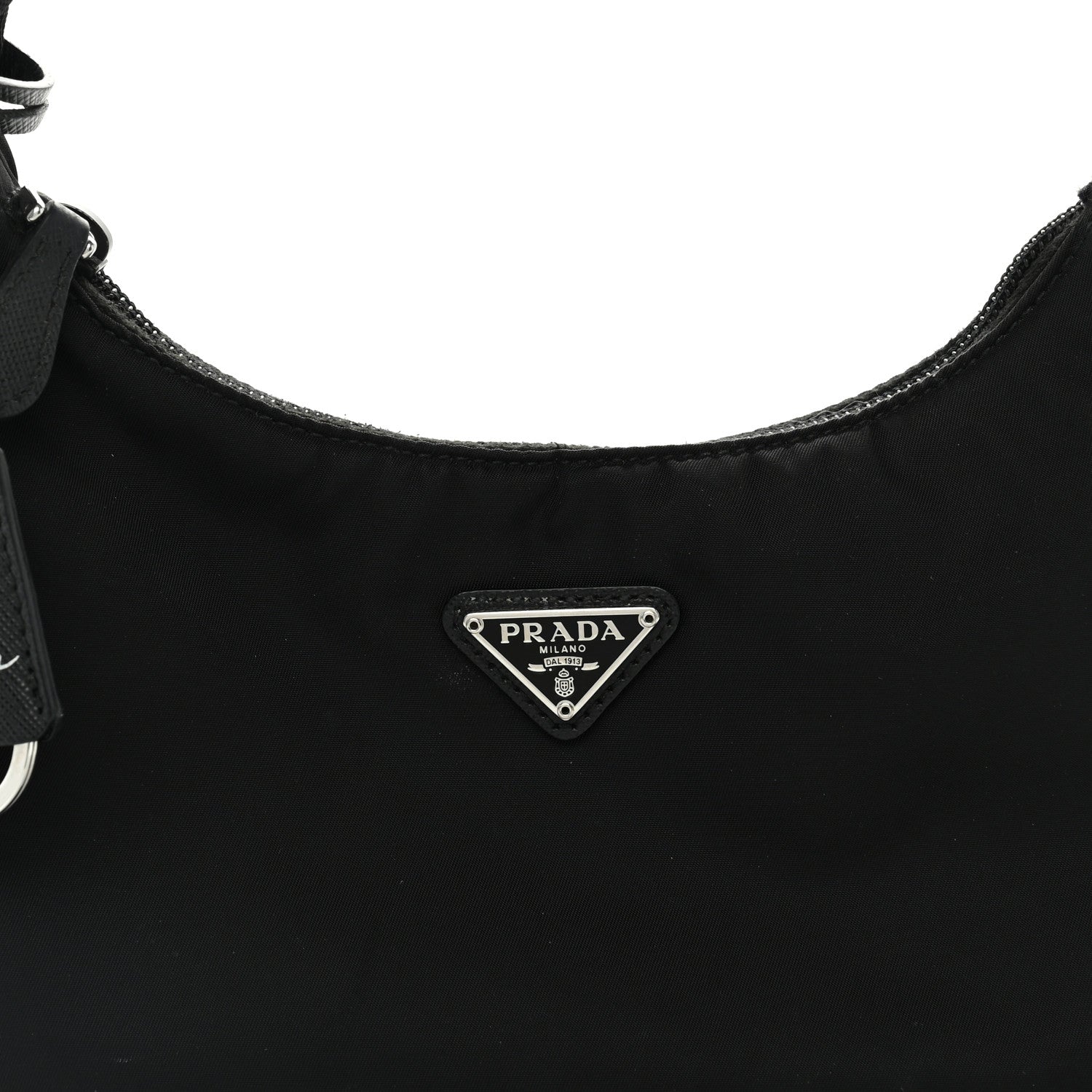 Prada Tessuto Nylon Mini Re-Edition 2000 Bag Black 8 of 11