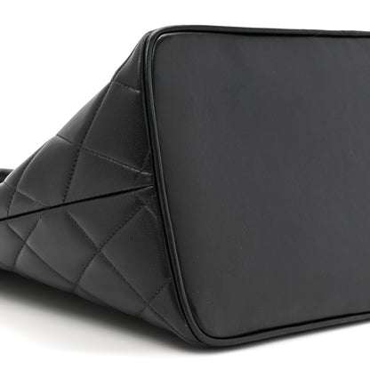 Chanel Lambskin Quilted Medallion Tote Black 11 of 15