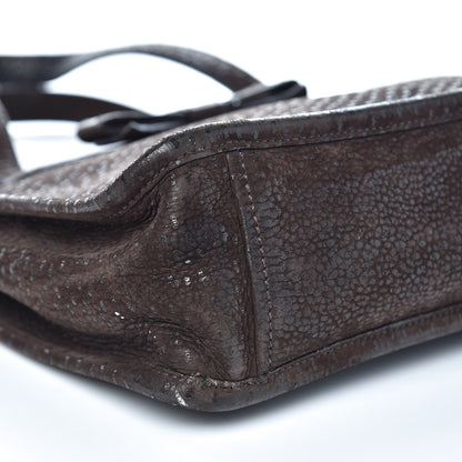 Prada Suede Bow Tote Dark Brown 8 of 9