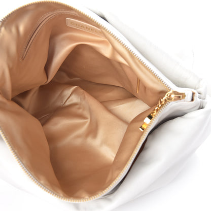 Chanel Calfskin Rodeo Drive Hobo White 4 of 9