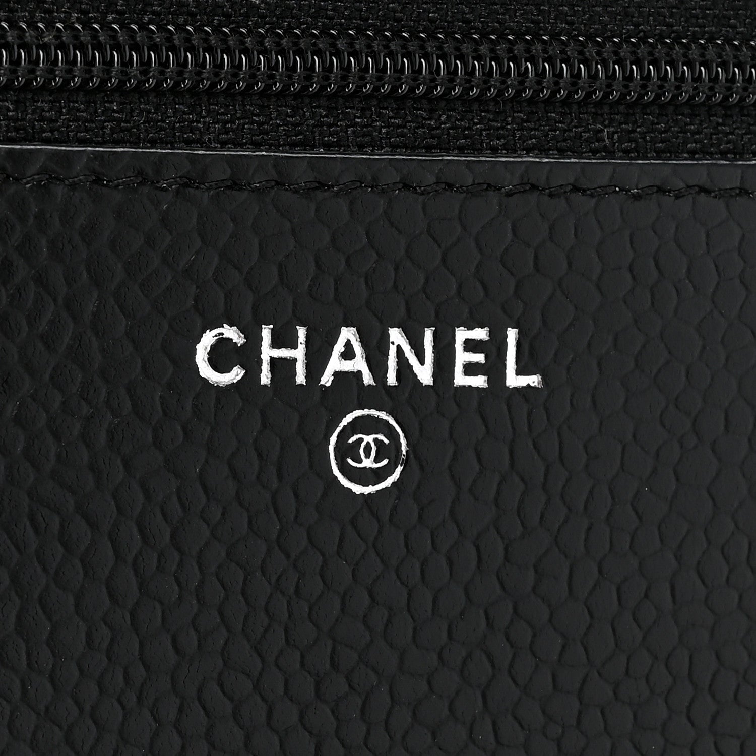 Chanel Caviar Quilted Wallet on Chain WOC Black 8 of 13