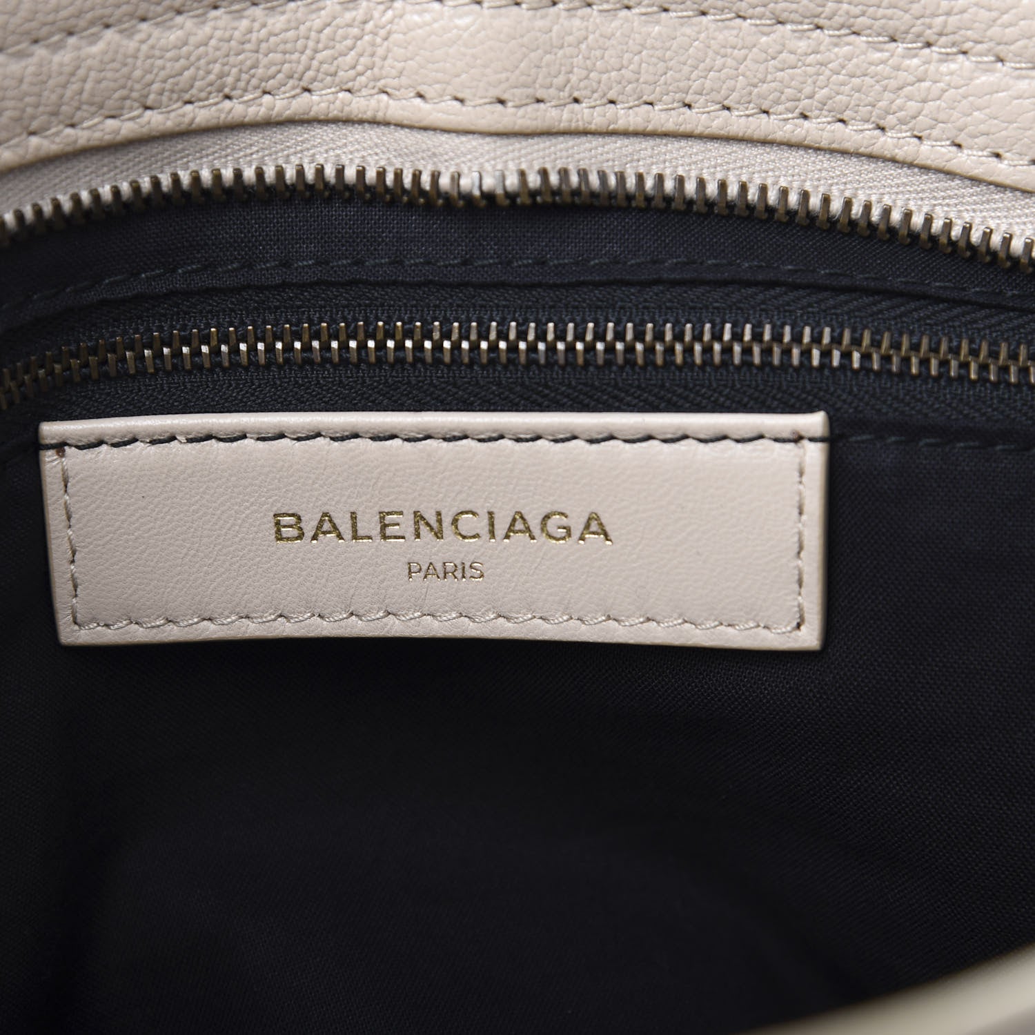 Balenciaga Chevre Classic Metallic Edge Hardware City Beige Tapioca 7 of 11