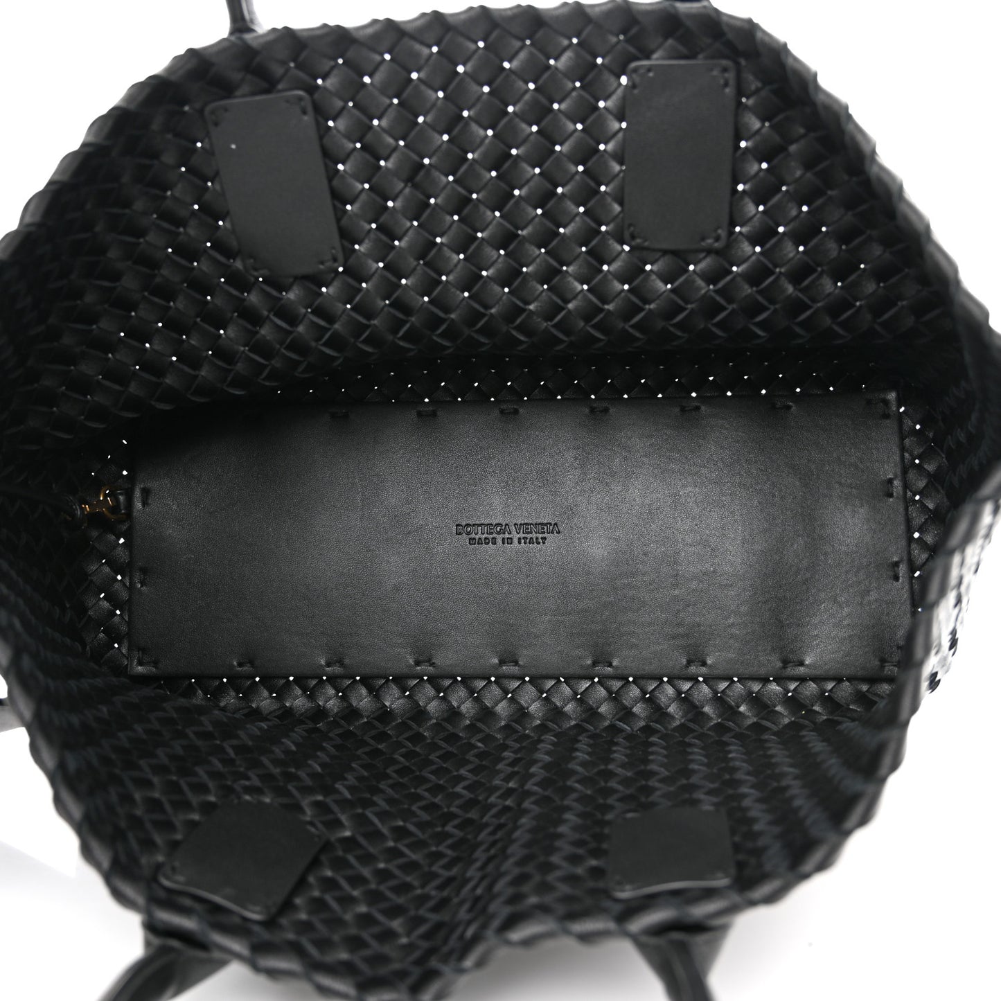 Nappa Intrecciato Small Cabat Black