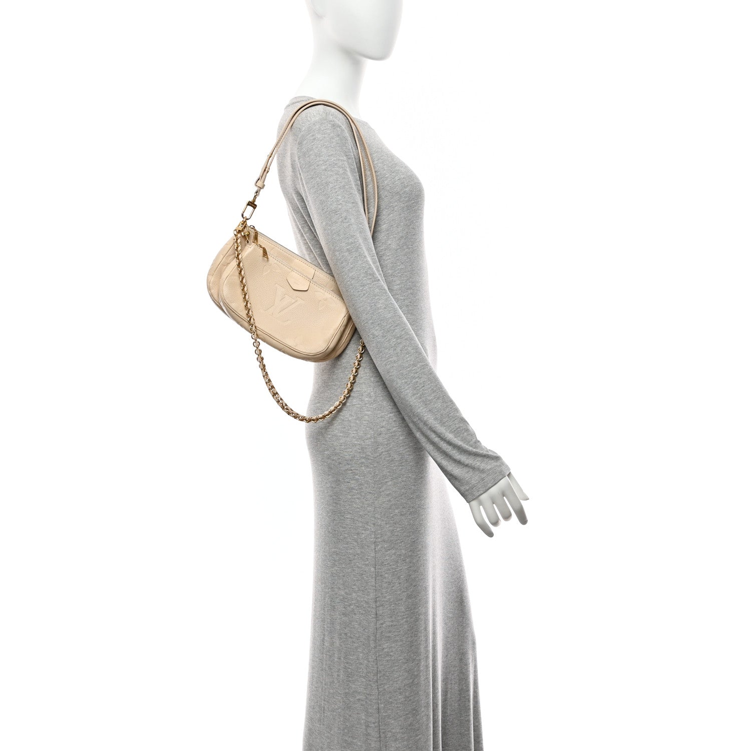 Louis Vuitton Empreinte Monogram Giant Multi Pochette Accessories  Cream 2 of 10