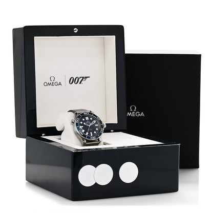 Omega Stainless Steel 42mm Seamaster Diver 300M James Bond Co-Axial Master Chronometer Automatic Watch Blue 210.30.42.20.03.002 5 of 5