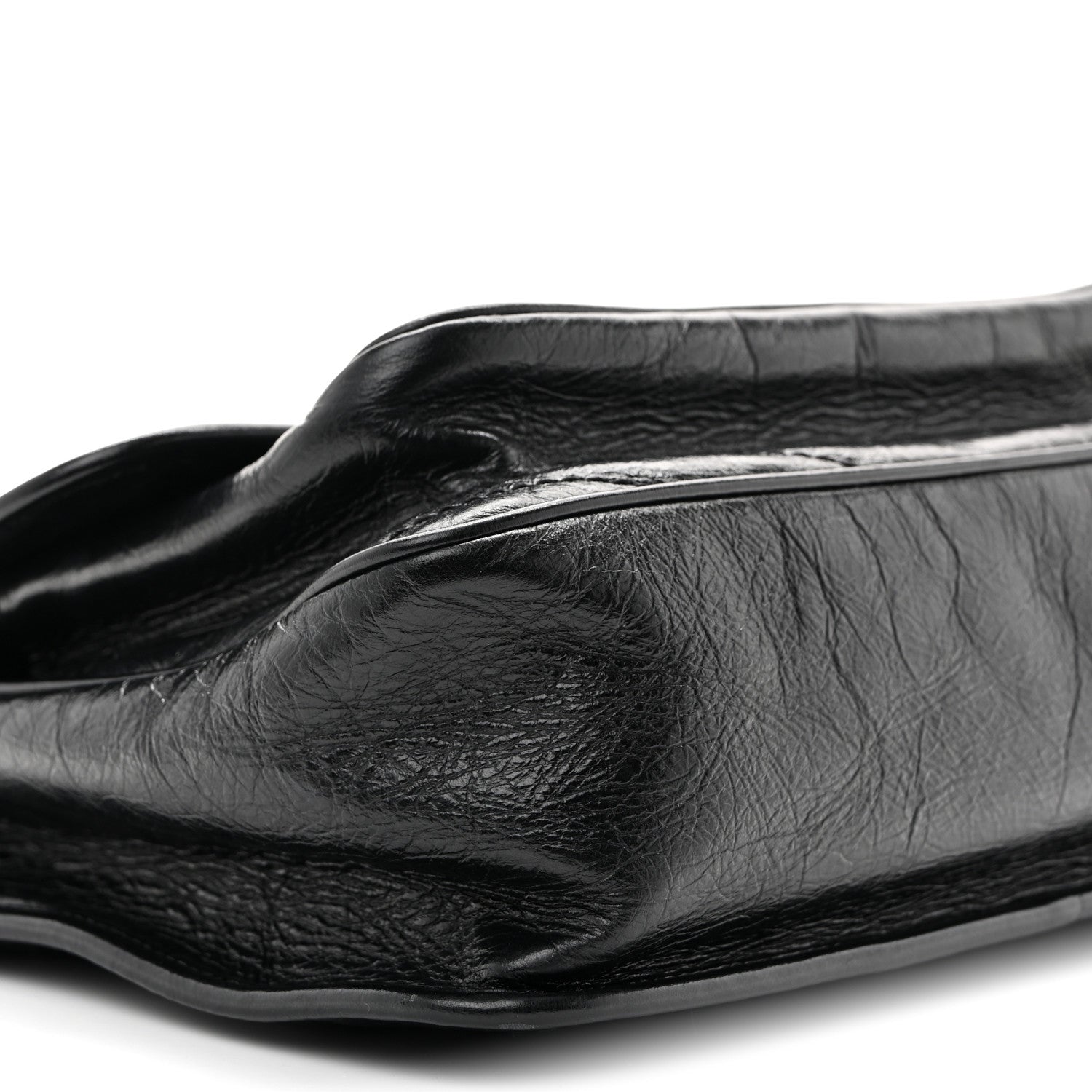 Saint Laurent Crinkled Calfskin Matelasse Monogram Medium Niki Chain Satchel Black 9 of 15