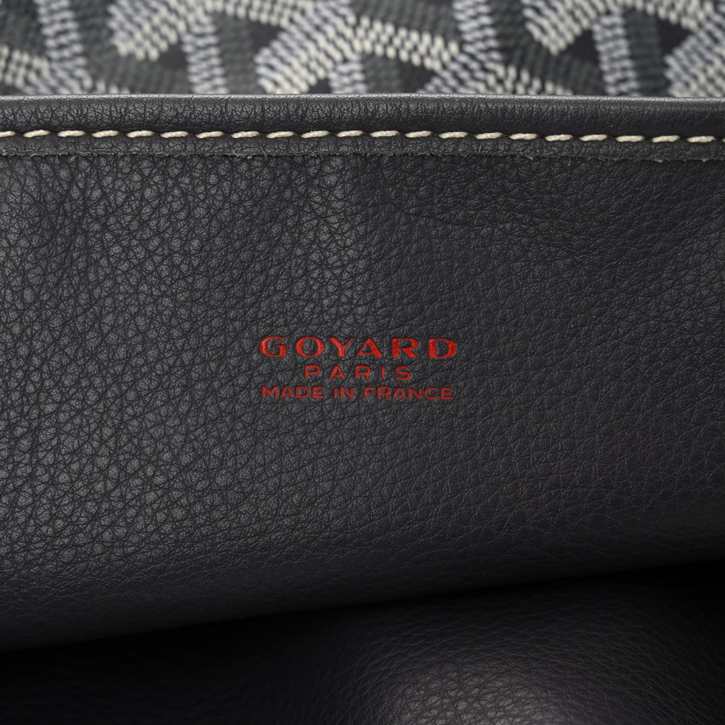 Goyardine Reversible Mini Anjou Grey