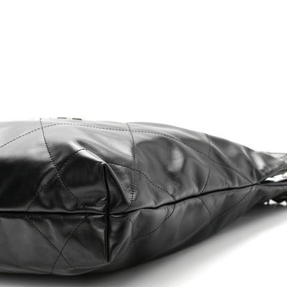 Chanel Shiny Calfskin Quilted Small Chanel 22 Black 11 of 11
