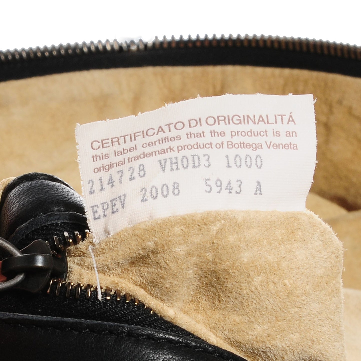 Nappa Intrecciato Woven Tote Nero Black