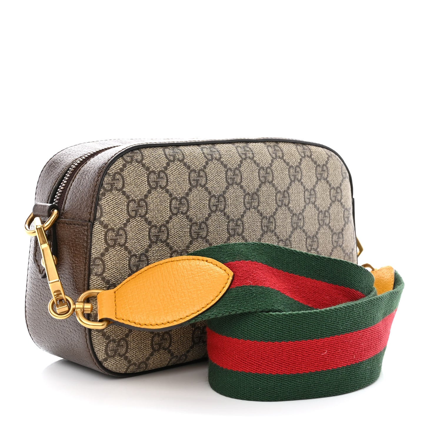 GG Supreme Monogram Web Neo Vintage Shoulder Bag Beige New Acero Crop