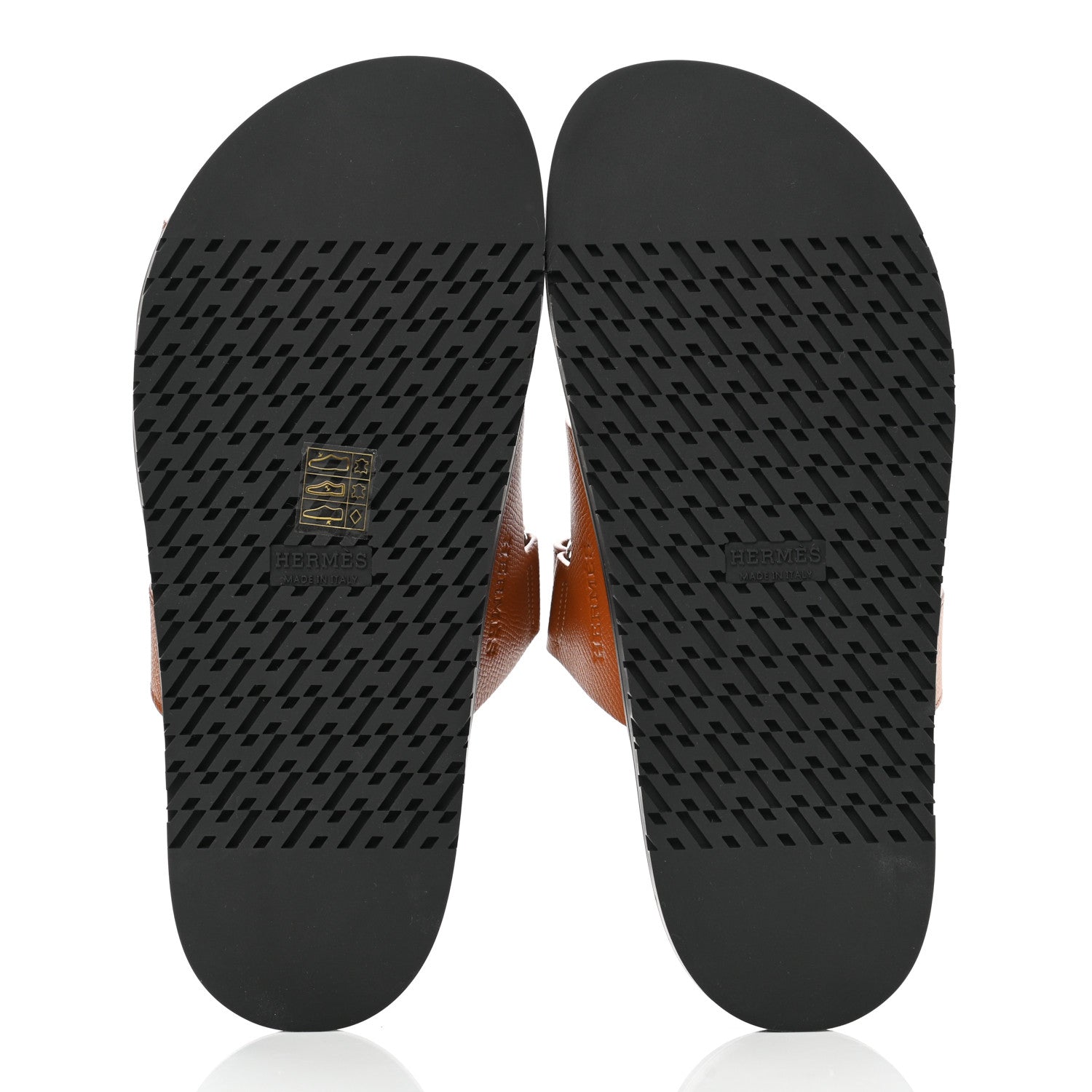 Hermes Epsom Womens Chypre Sandals 39.5 Natural 5 of 9