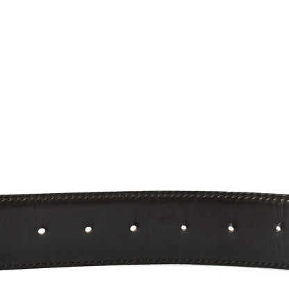 Gucci Guccissima Interlocking G Belt 75 30 Dark Brown 4 of 5