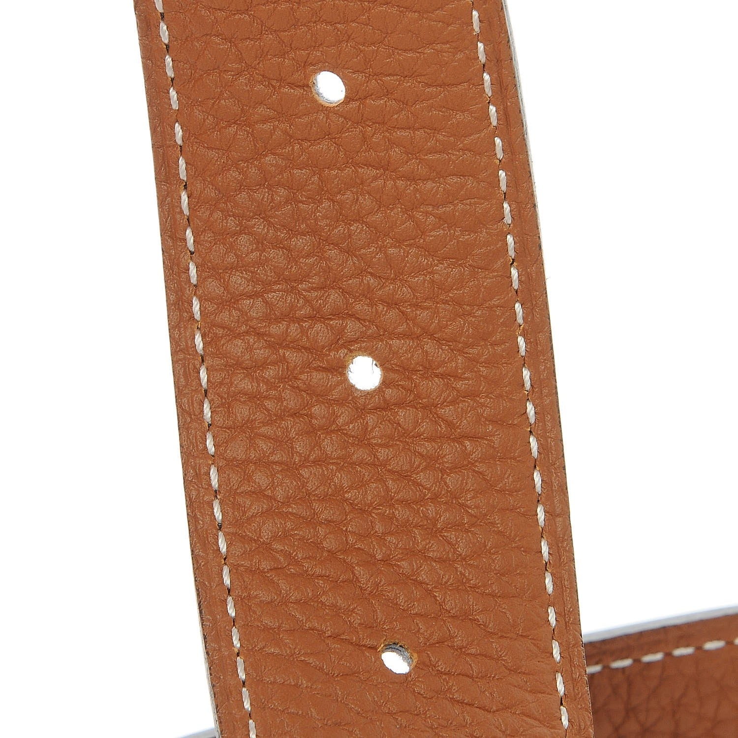 Hermes Box Togo 32mm H Belt 90 Black Gold 5 of 9