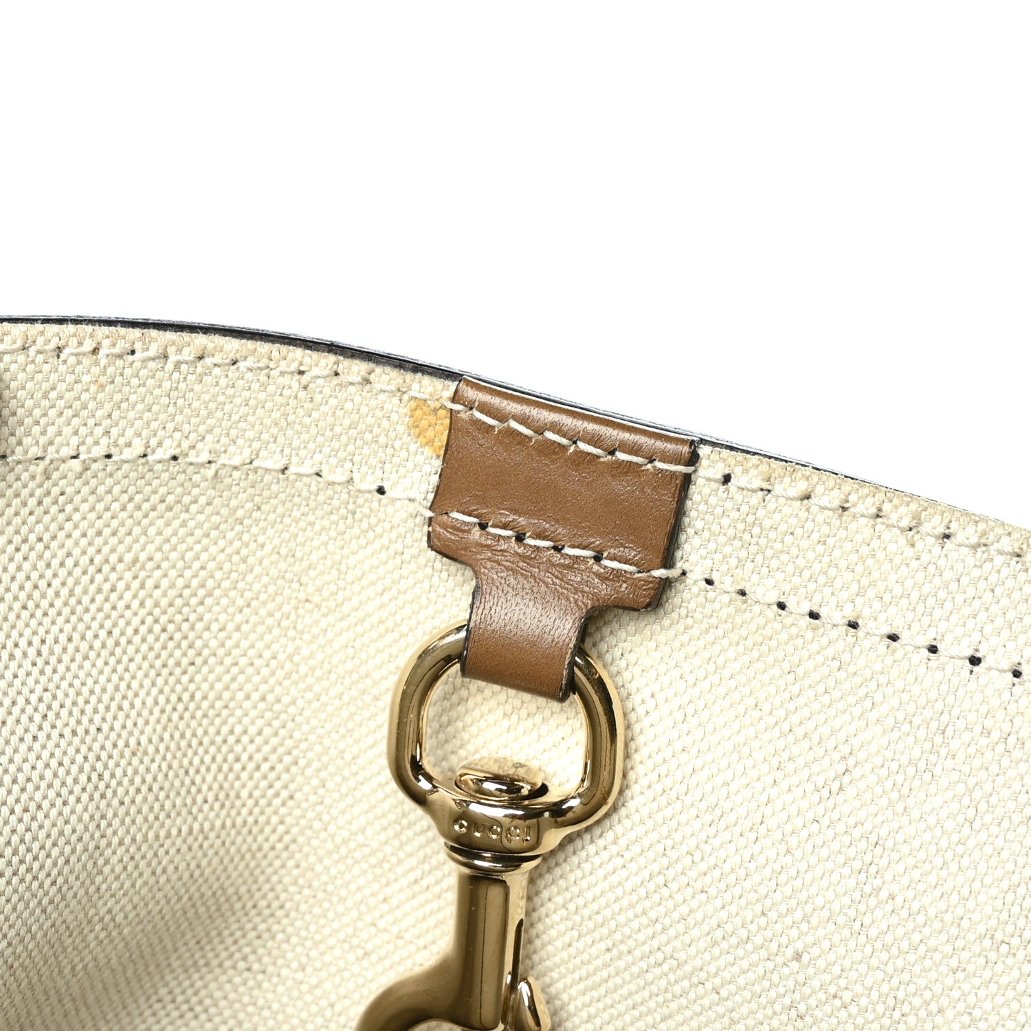 Gucci Monogram Large Craft Tote Light Brown 10 of 10