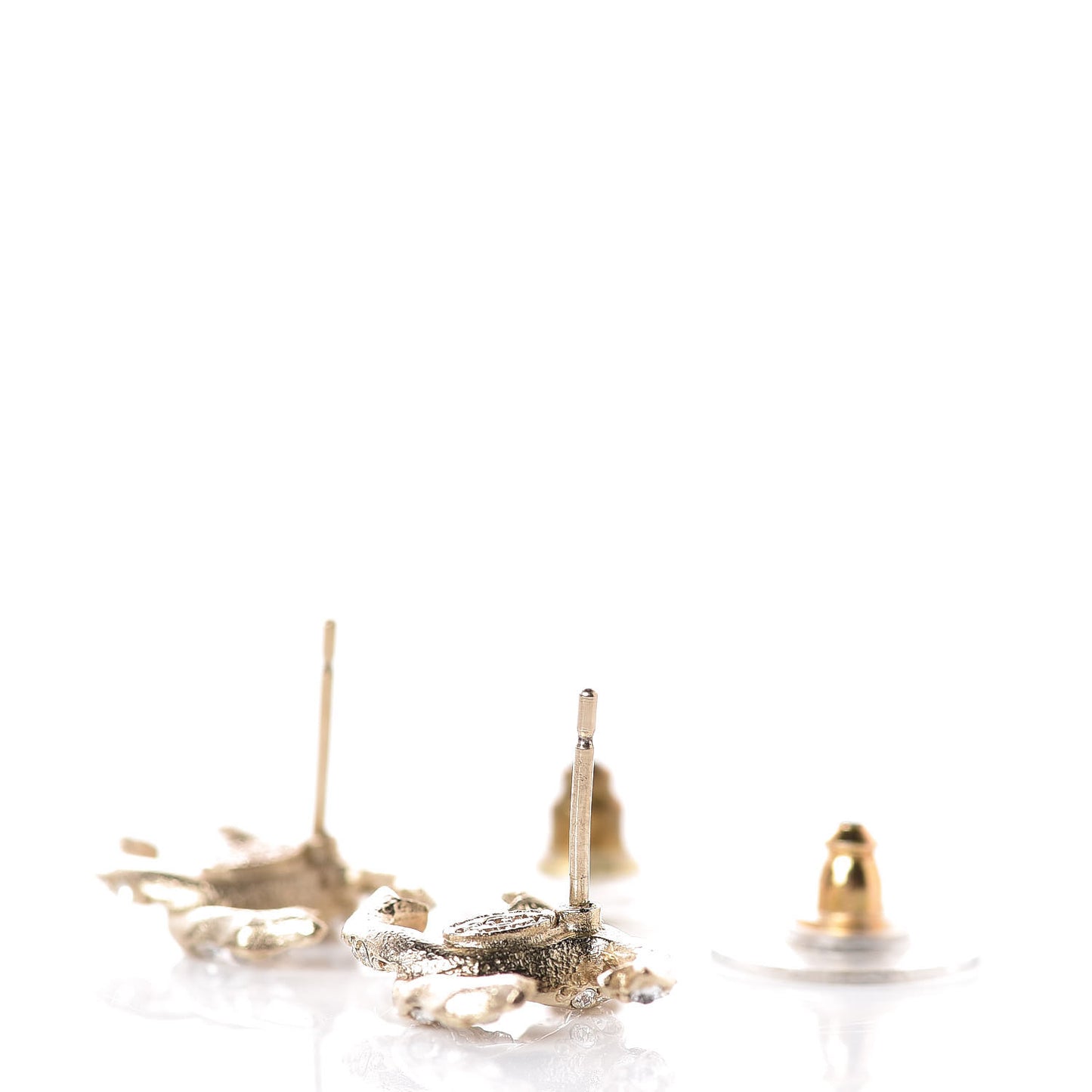 Crystal CC Earrings Gold