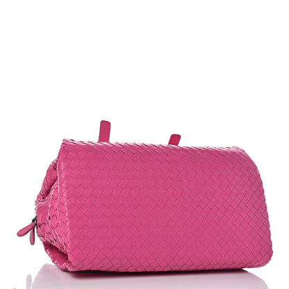 Bottega Veneta Nappa Intrecciato Boston Rosa Shock 4 of 13