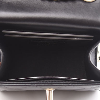 Chanel Lambskin Quilted Mini Trendy CC Chain Wallet Black 4 of 10