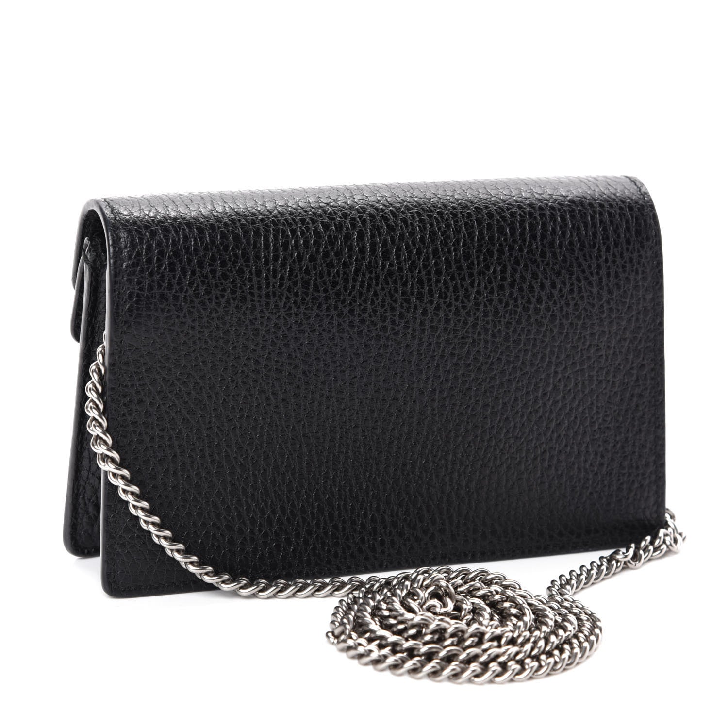 Gucci Calfskin Super Mini Dionysus Shoulder Bag Black 3 of 9