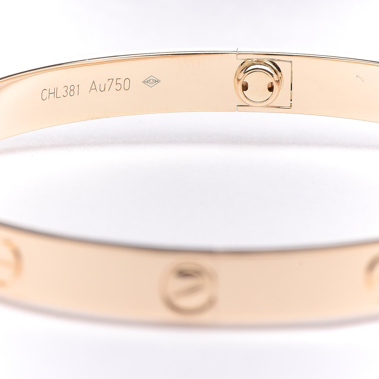 Cartier 18K Yellow Gold LOVE Bracelet 20 5 of 7