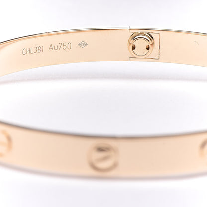 Cartier 18K Yellow Gold LOVE Bracelet 20 5 of 7