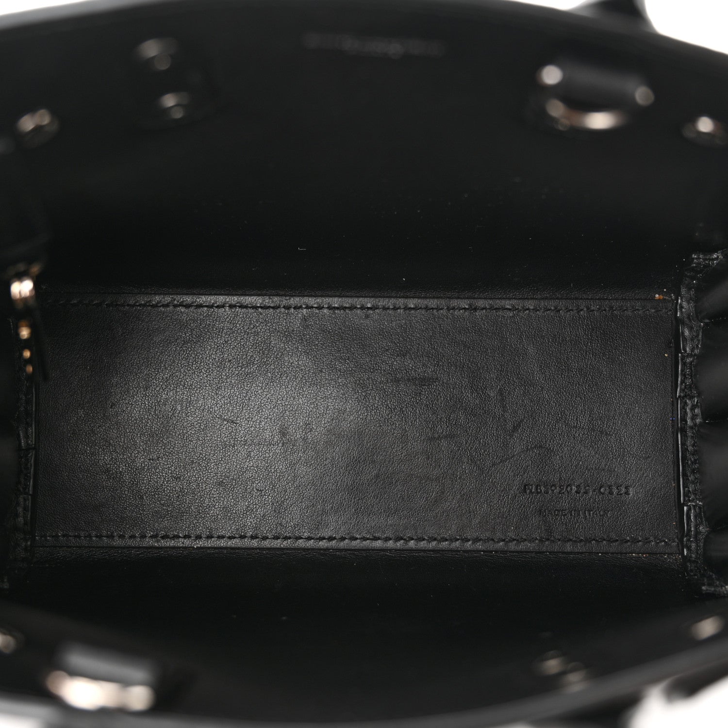 Saint Laurent Grained Calfskin Nano Sac De Jour Black 6 of 11