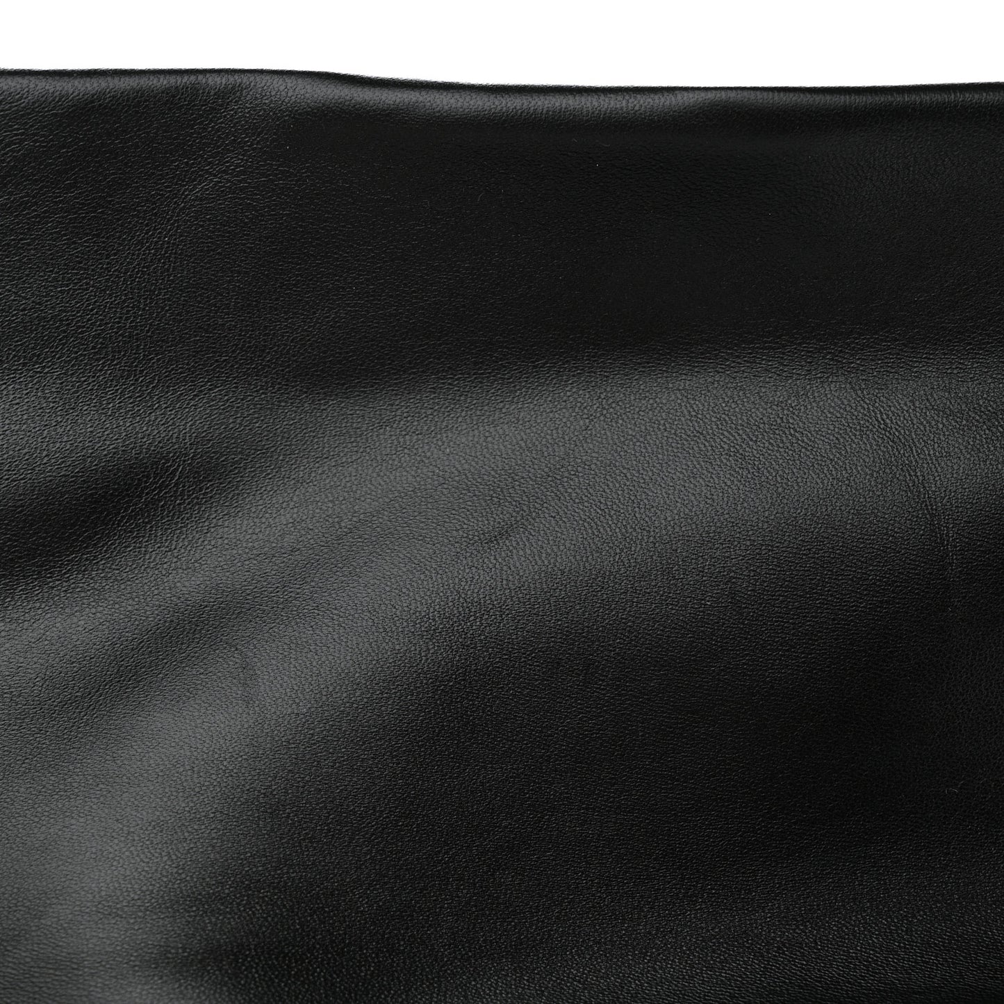 Calfskin Alix Soft Flap Clutch Black