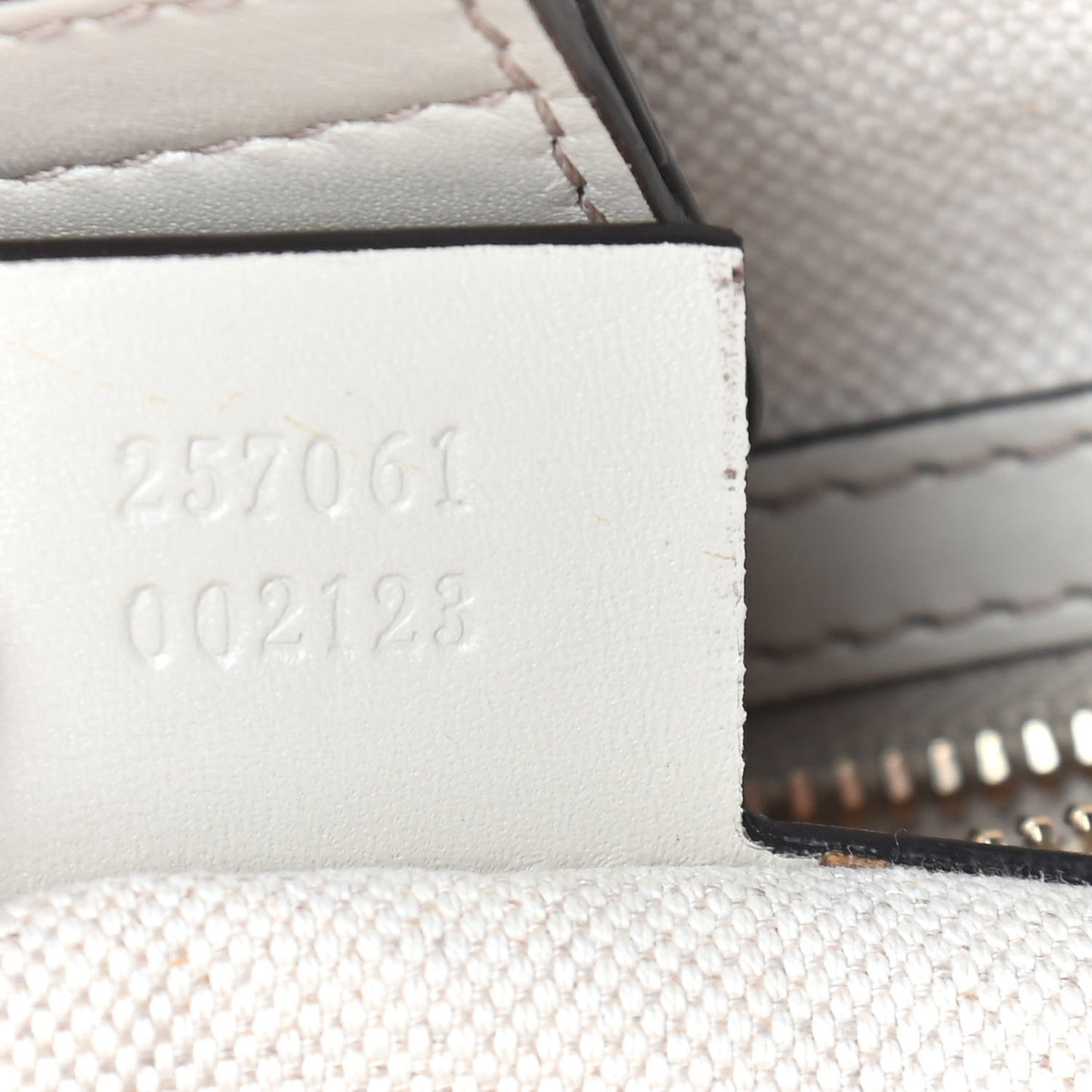 Monogram Web Medium Mayfair Tote Off White