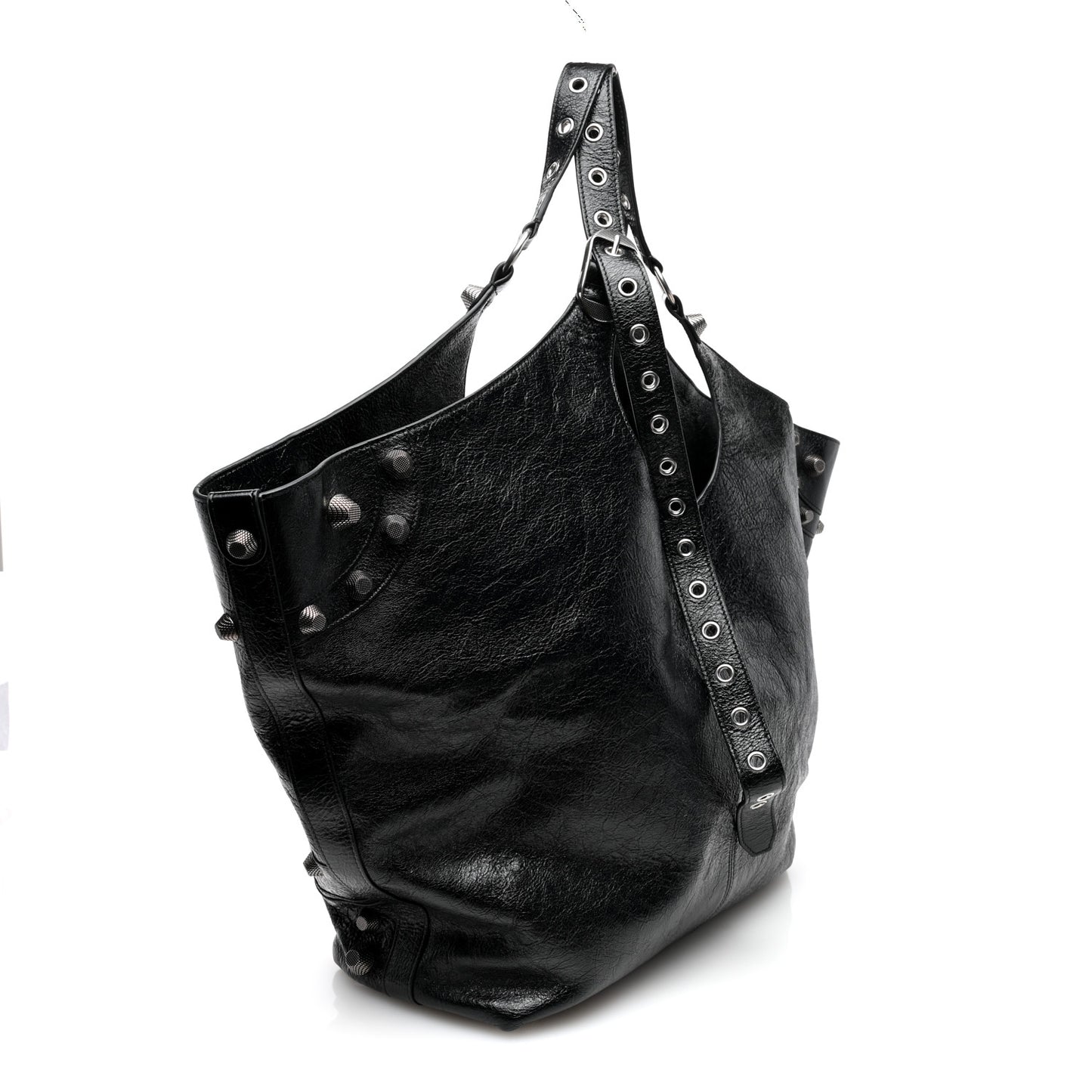 Agneau Arena Large Le Cagole Carry All Bag Black