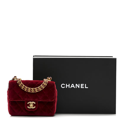 Chanel Velvet Enamel Mini Flap Red 12 of 12