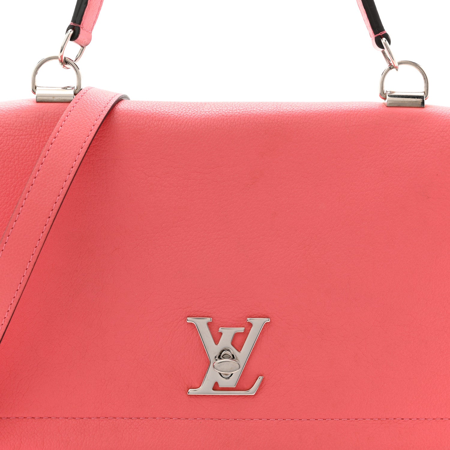 Louis Vuitton Soft Calfskin Lockme II Top Handle  Rose Bruyere 8 of 14