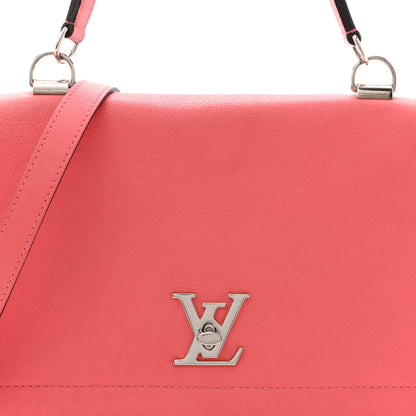 Louis Vuitton Soft Calfskin Lockme II Top Handle  Rose Bruyere 8 of 14