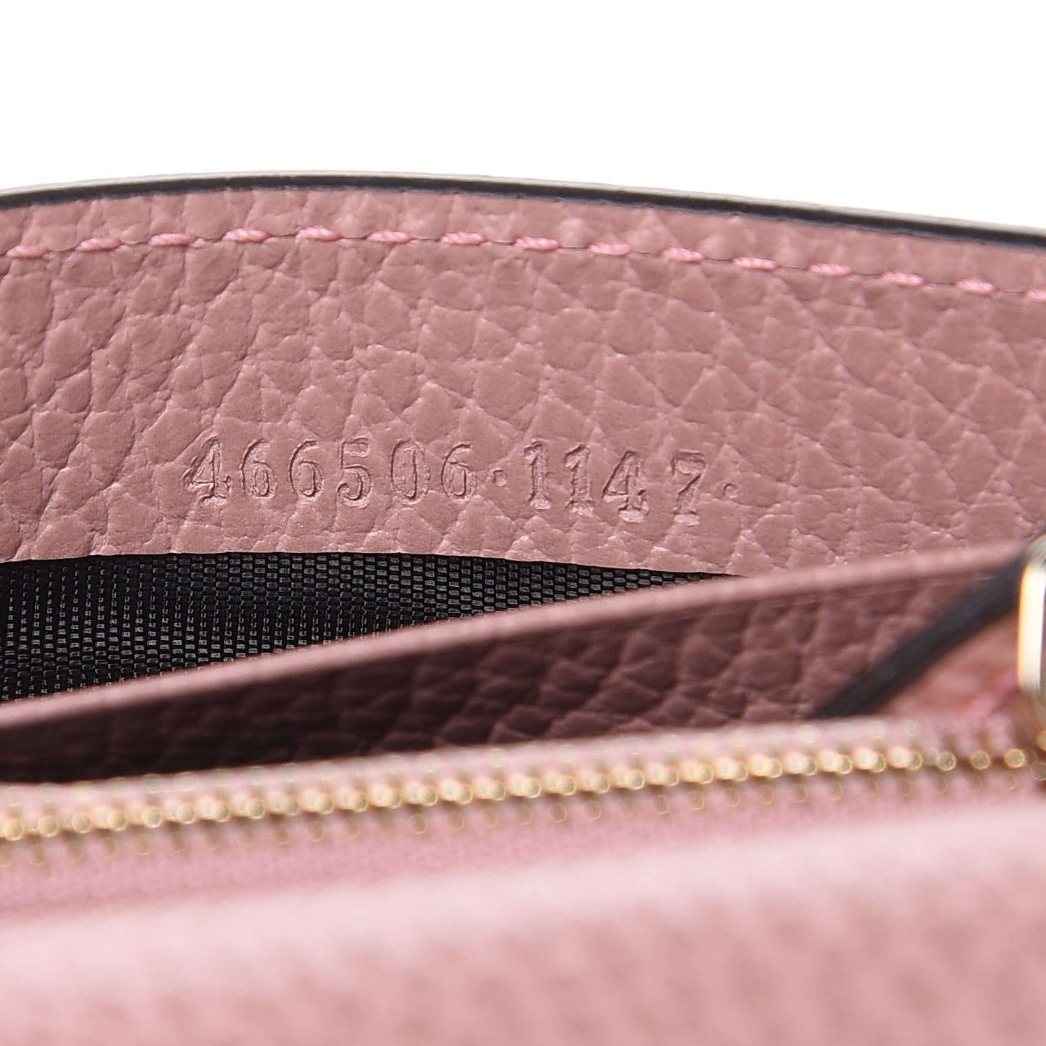 Gucci Dollar Calfskin Medium Betty Chain Wallet Soft Pink 7 of 10