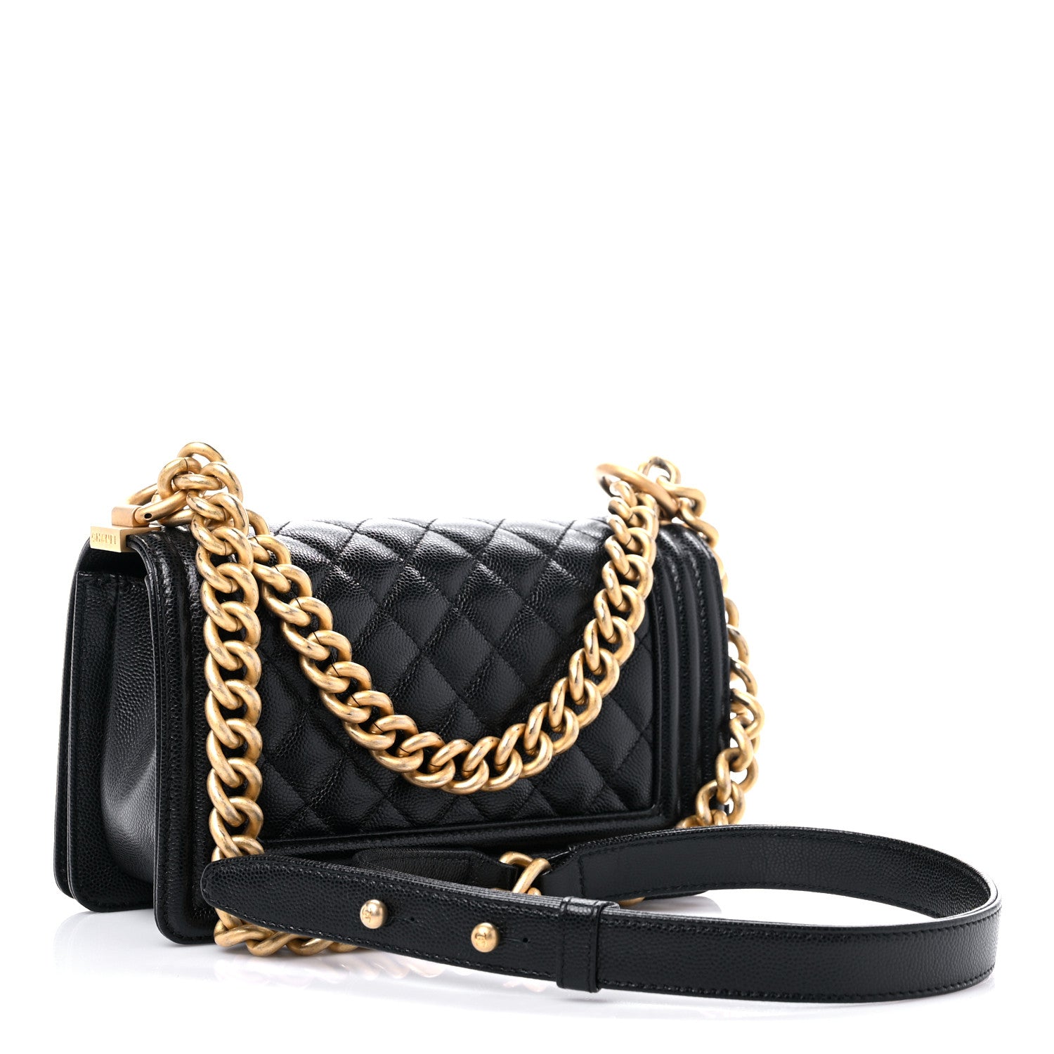Chanel Caviar Quilted Small Boy Flap Black 3 of 11