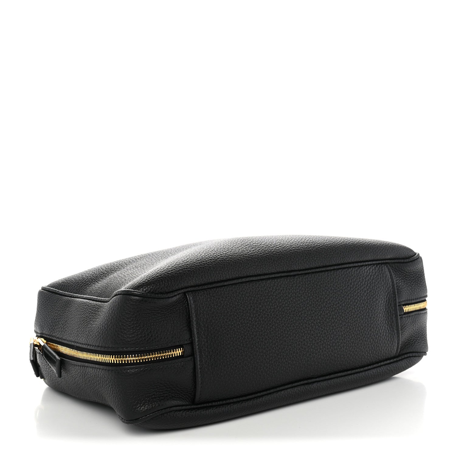 Prada Vitello Daino Large Top Handle Bag Black 4 of 11