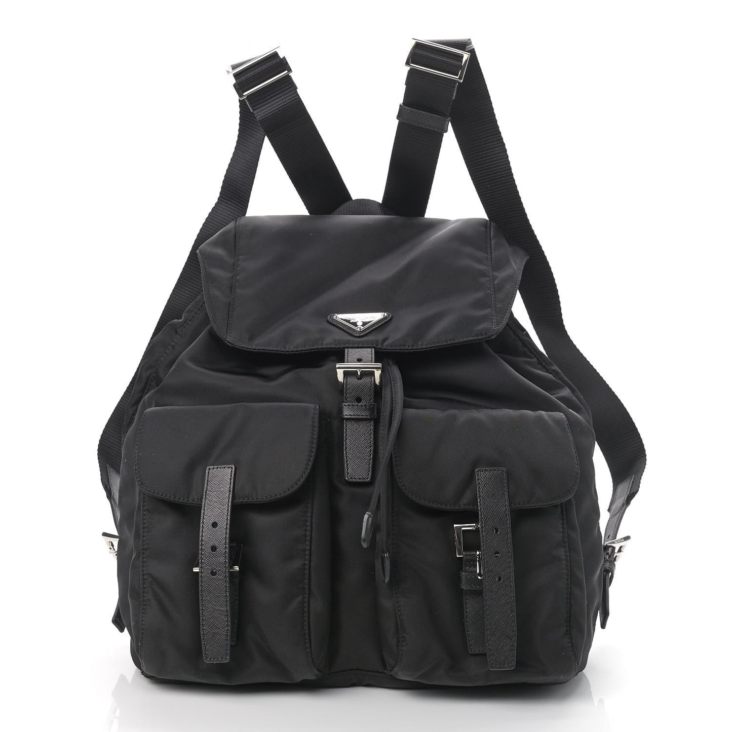 Nylon Vela Medium Backpack Black