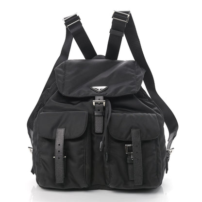 Prada Nylon Vela Medium Backpack Black 1 of 9
