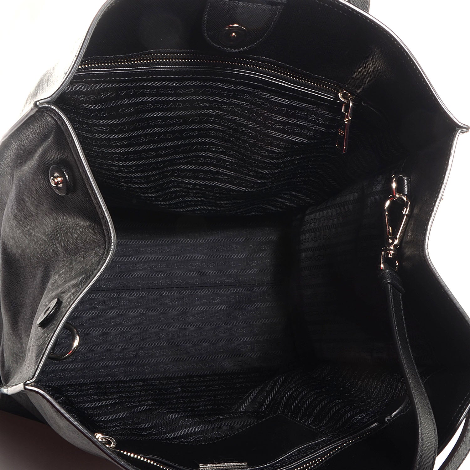 Prada Saffiano Soft Tote Nero Black 5 of 10