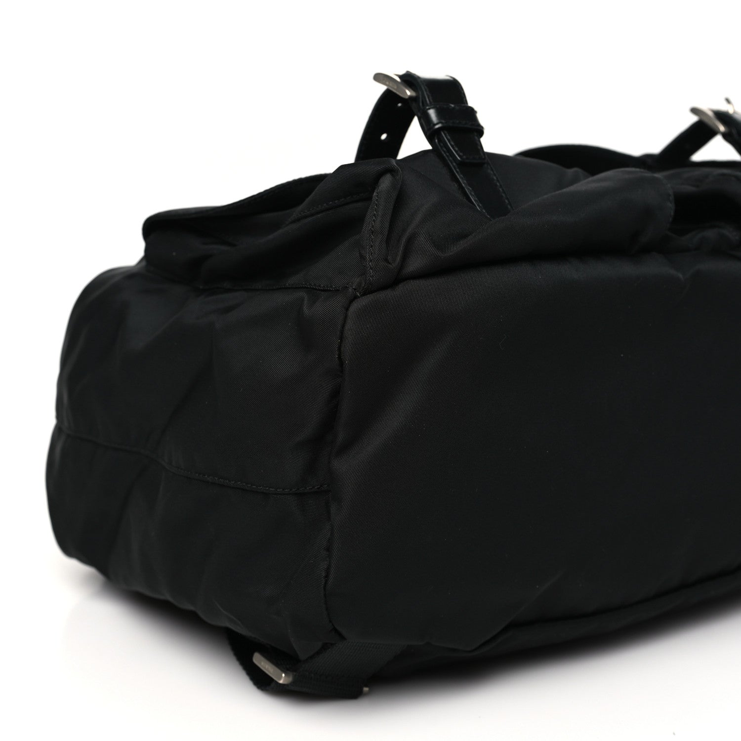 Prada Tessuto Nylon Saffiano Medium Backpack Black 8 of 9