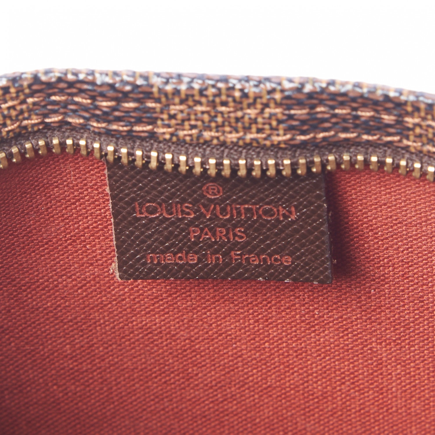 Louis Vuitton Damier Ebene Trousse Make Up Bag Pochette 8 of 8