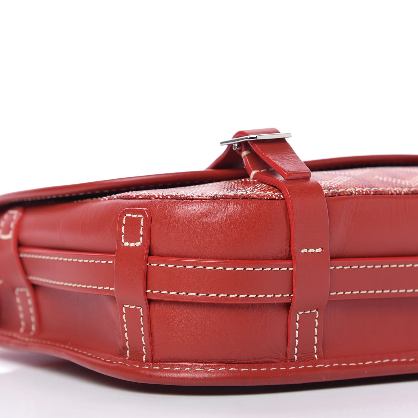 Goyardine Belvedere PM Messenger Bag Red